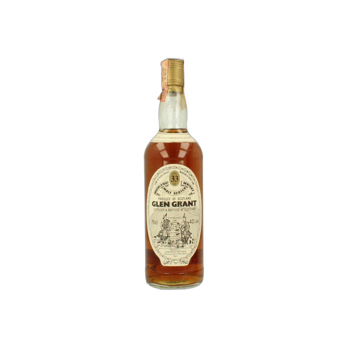 Glen Grant Licensed Bottling 1949 33 Years Single Malt Whisky