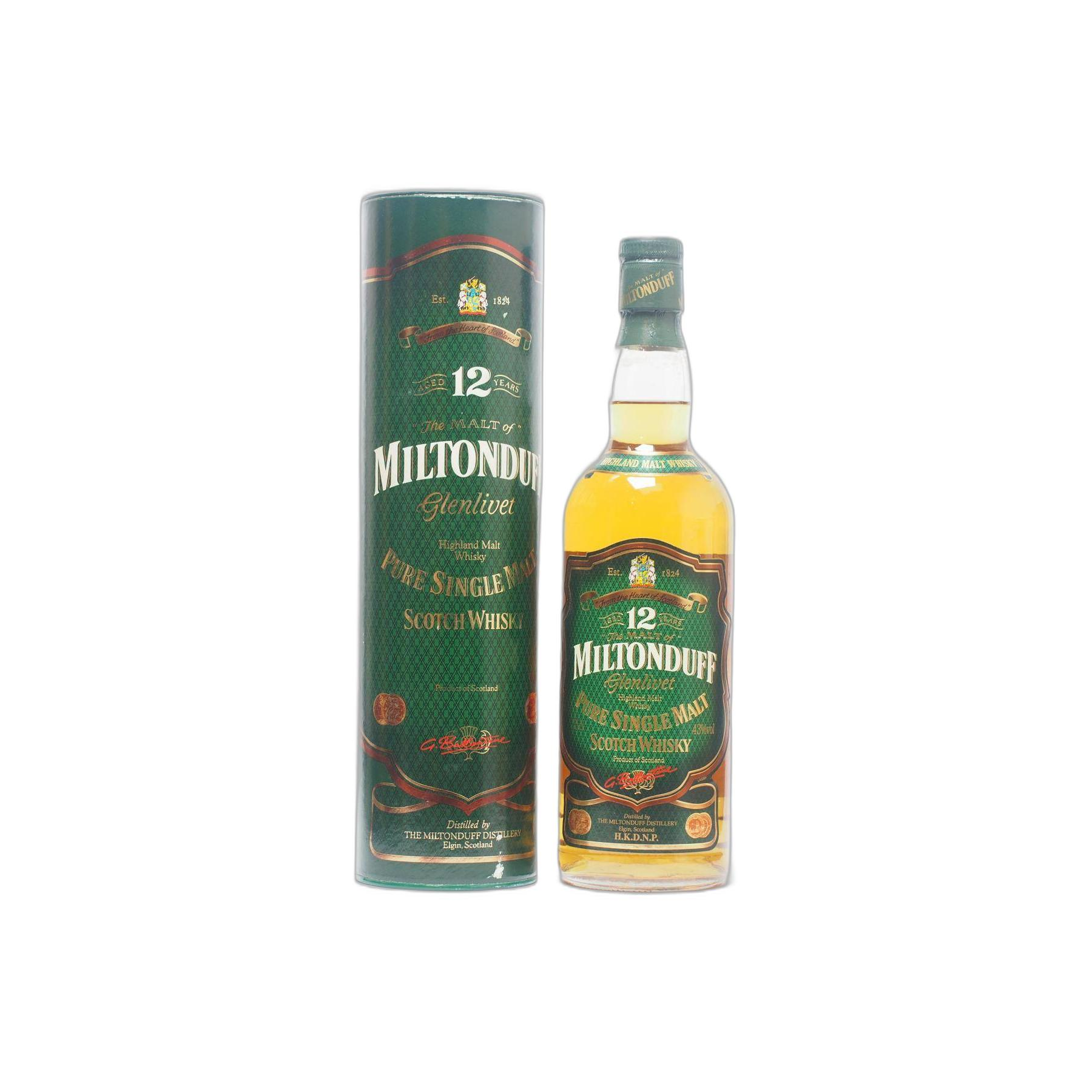 Miltonduff 12 Years Single Malt Whisky 3