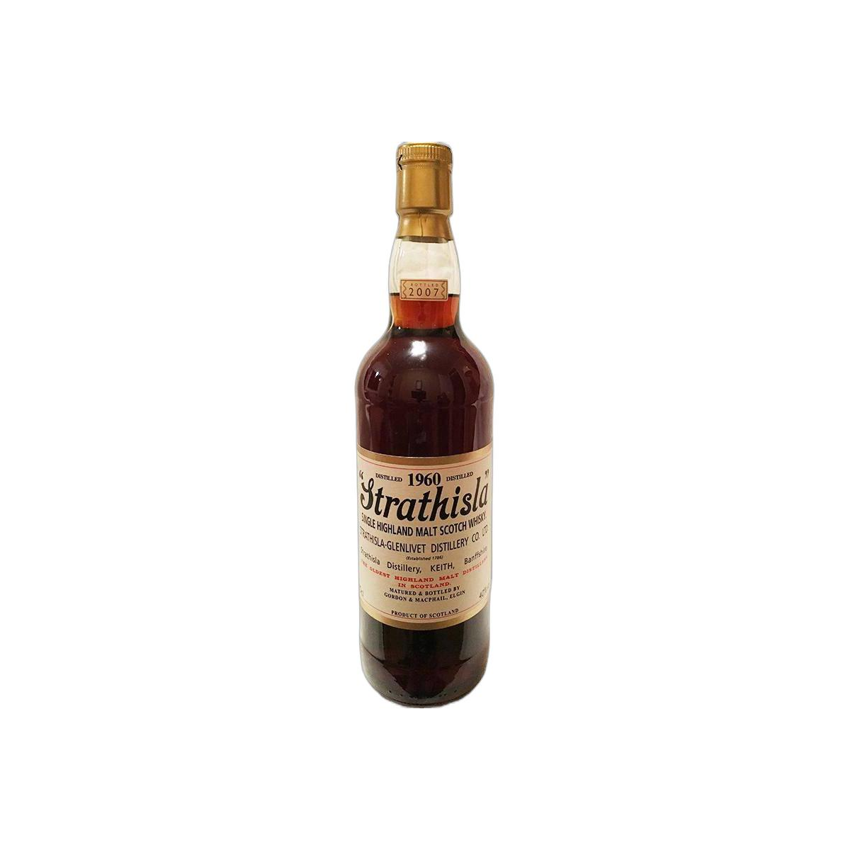 Strathisla Licensed Bottling 1960 47 Years Single Malt Whisky
