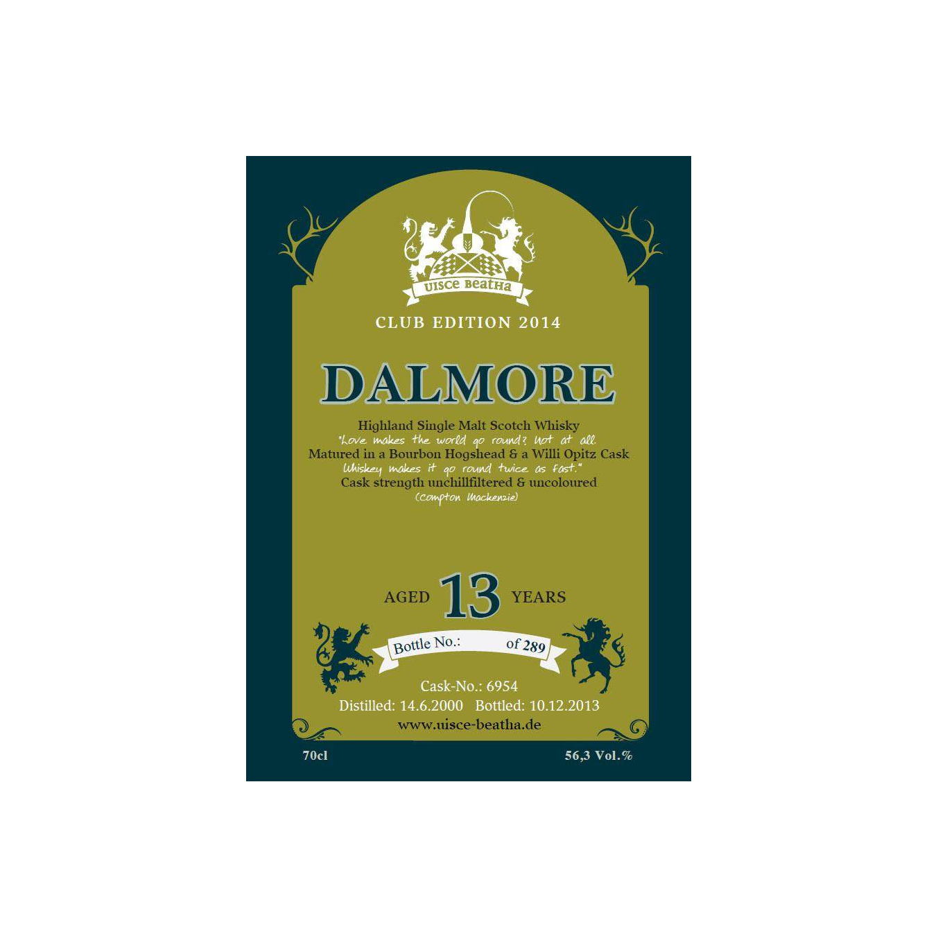 The Dalmore 2000 13 Years Single Malt Whisky 3