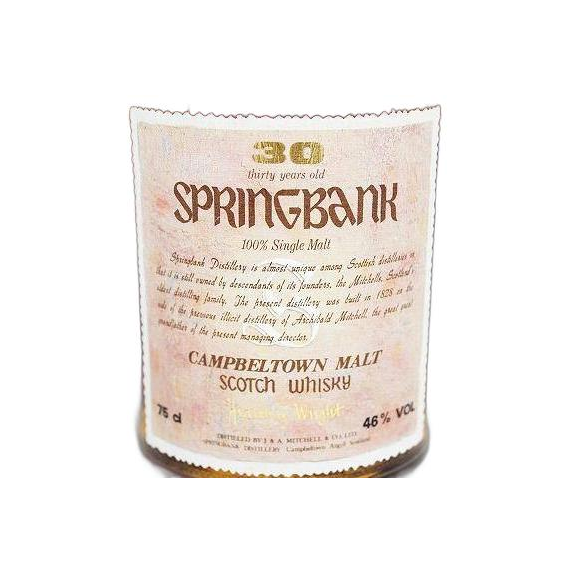 Springbank 30 Years Single Malt Whisky 2