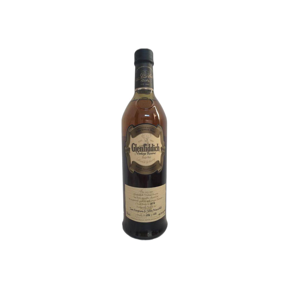 Glenfiddich 1974 27 Years Single Malt Whisky