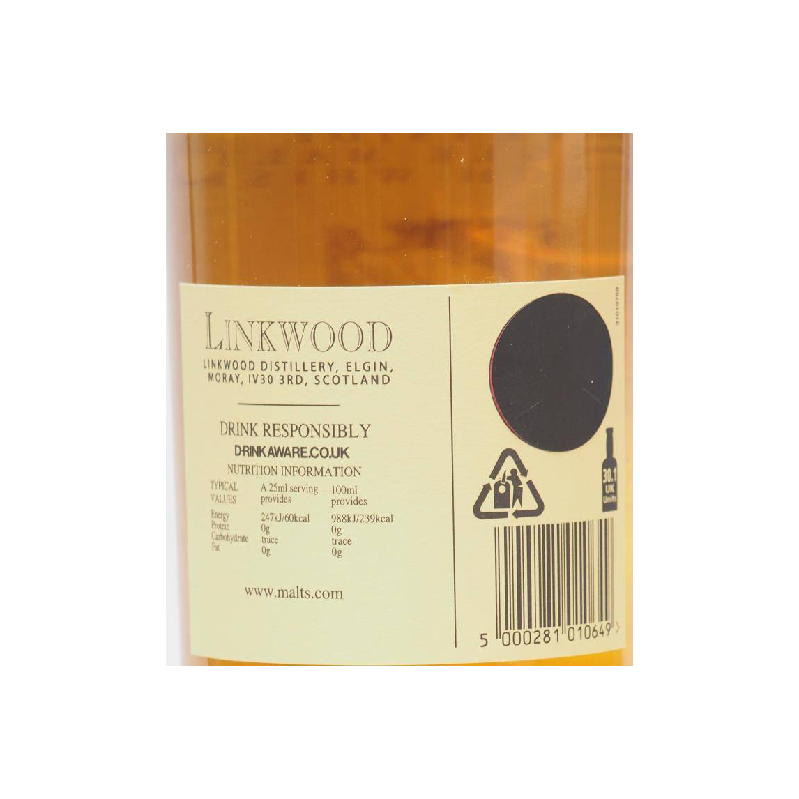Linkwood 12 Years Single Malt Whisky 2