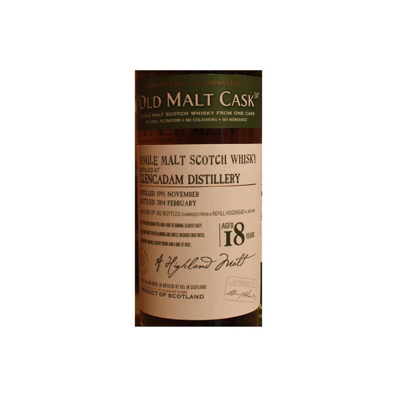 Glencadam Old Malt Cask 1995 18 Years Single Malt Whisky 3
