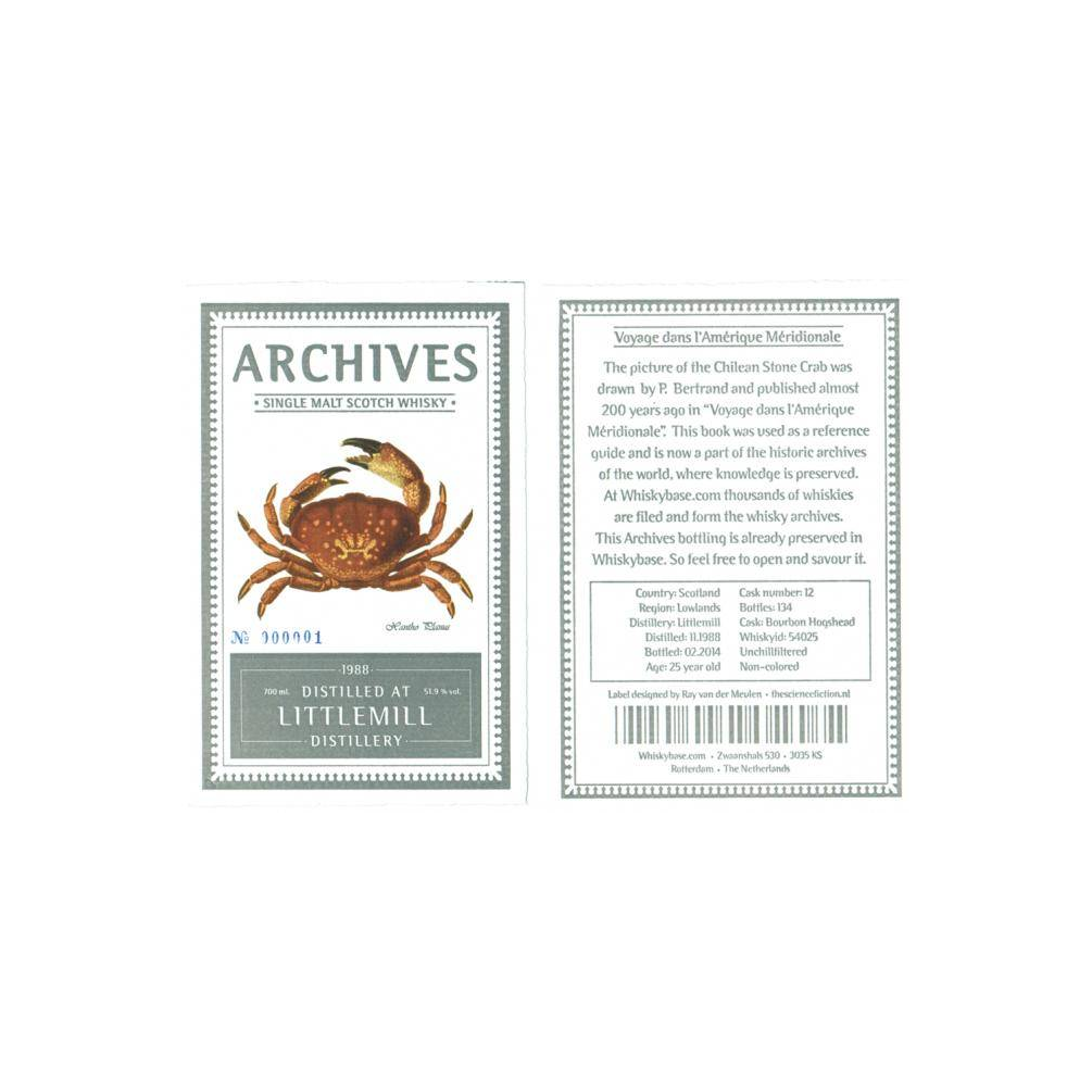 Littlemill 1988 25 Years Single Malt Whisky 2