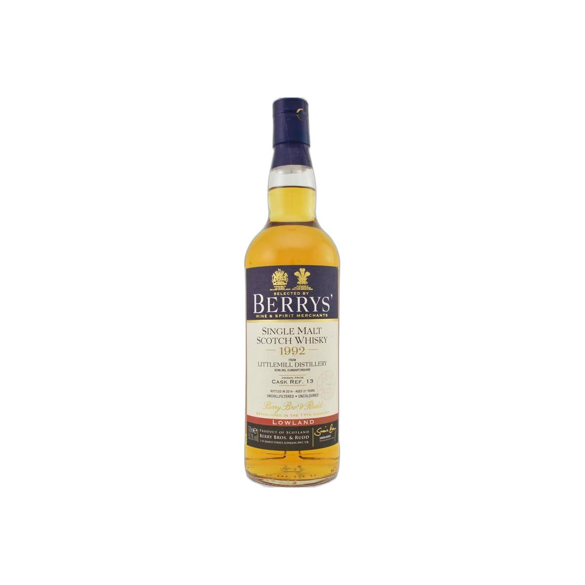 Littlemill 1992 21 Years Single Malt Whisky