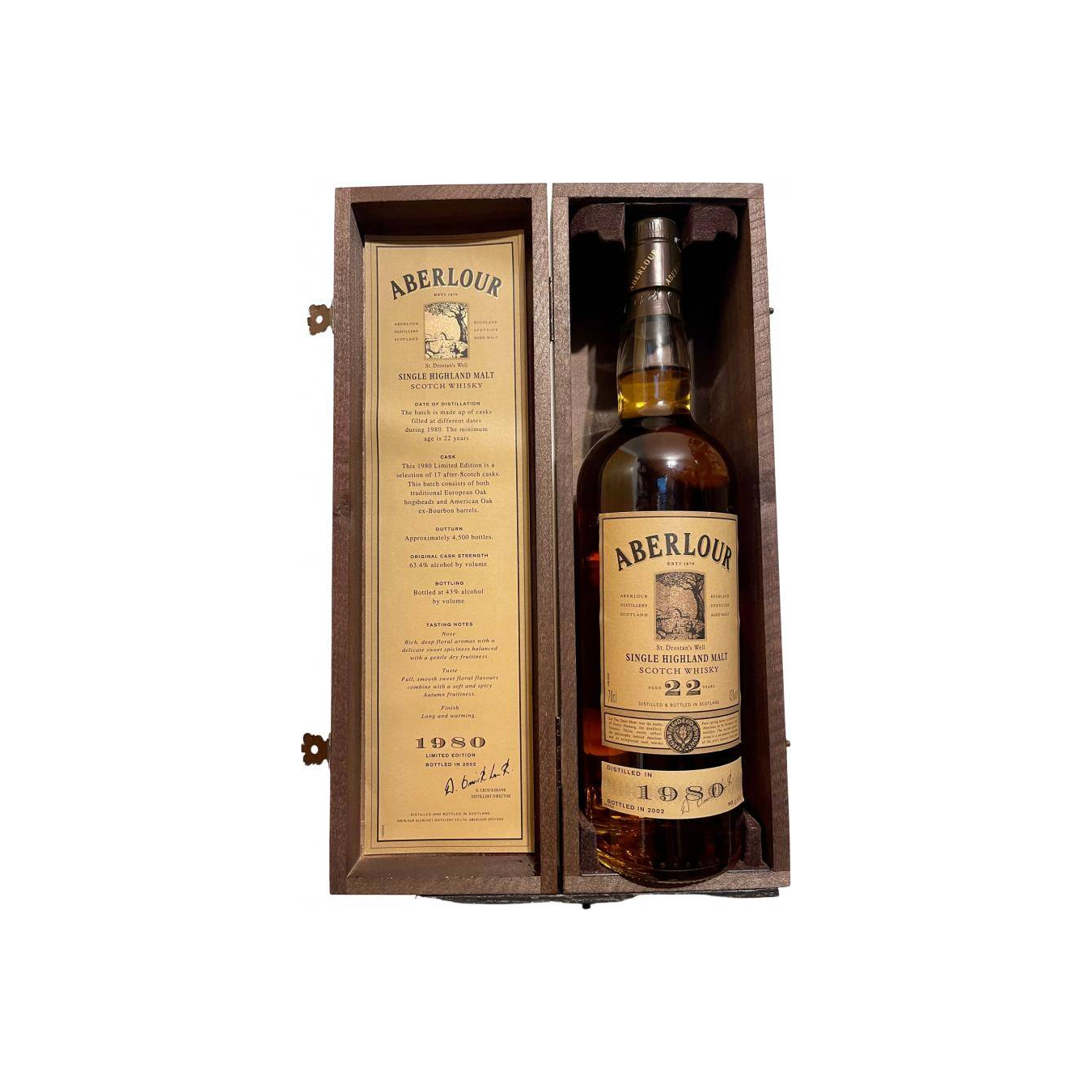 Aberlour 1980 22 Years Single Malt Whisky 3
