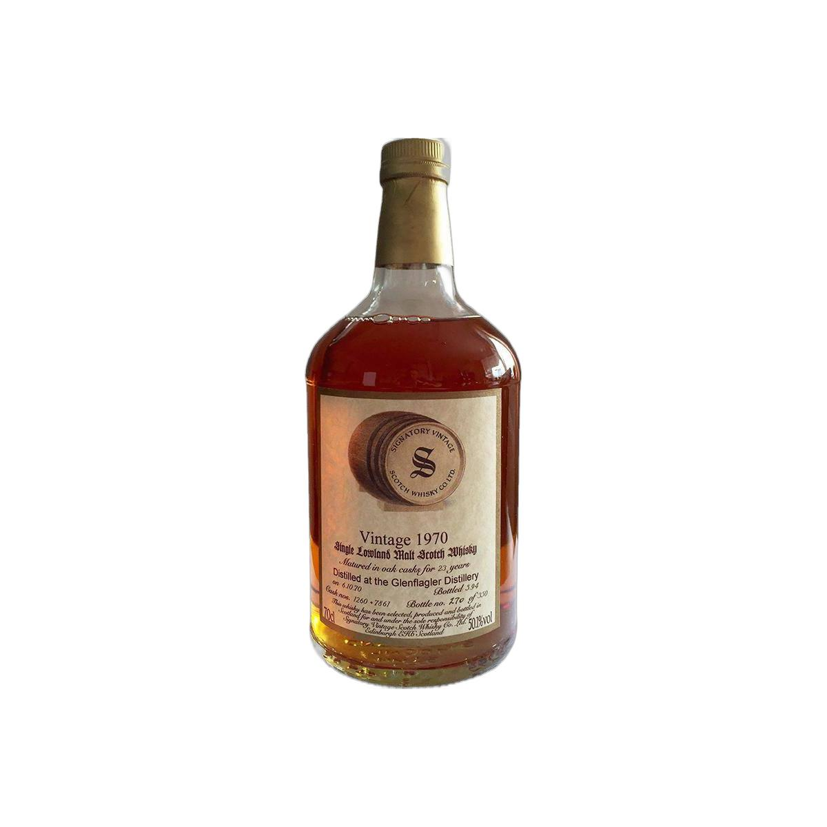 Glen Flagler Vintage Collection - Dumpy 1970 23 Years Single Malt Whisky