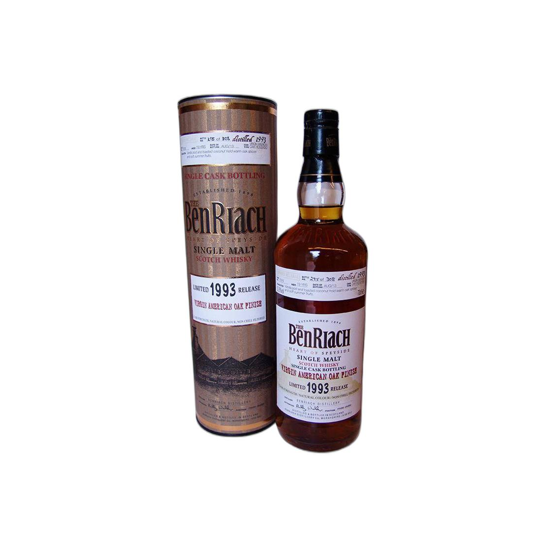 BenRiach Individual Cask Bottling 1993 19 Years Single Malt Whisky 2