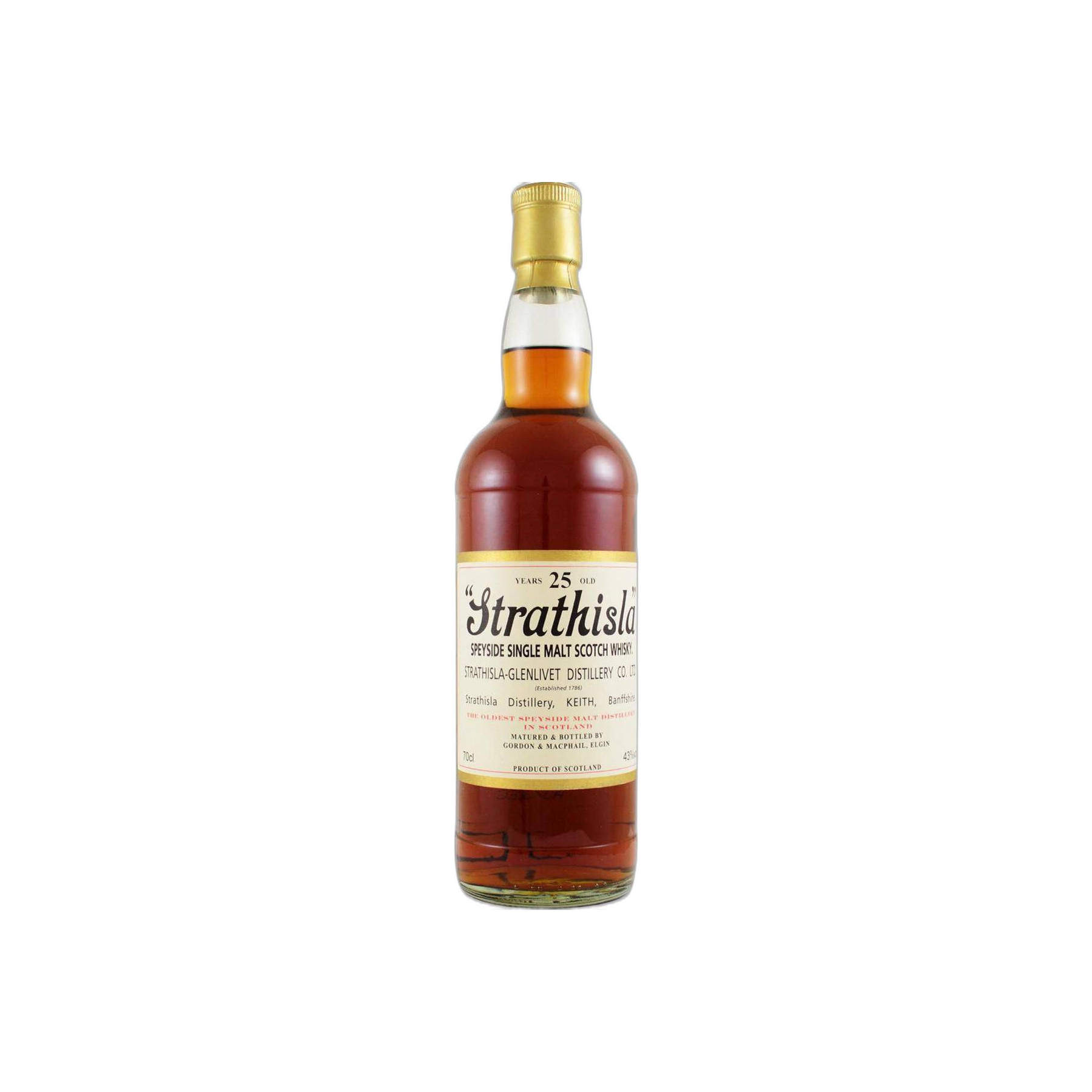 Strathisla Licensed Bottling 25 Years Single Malt Whisky