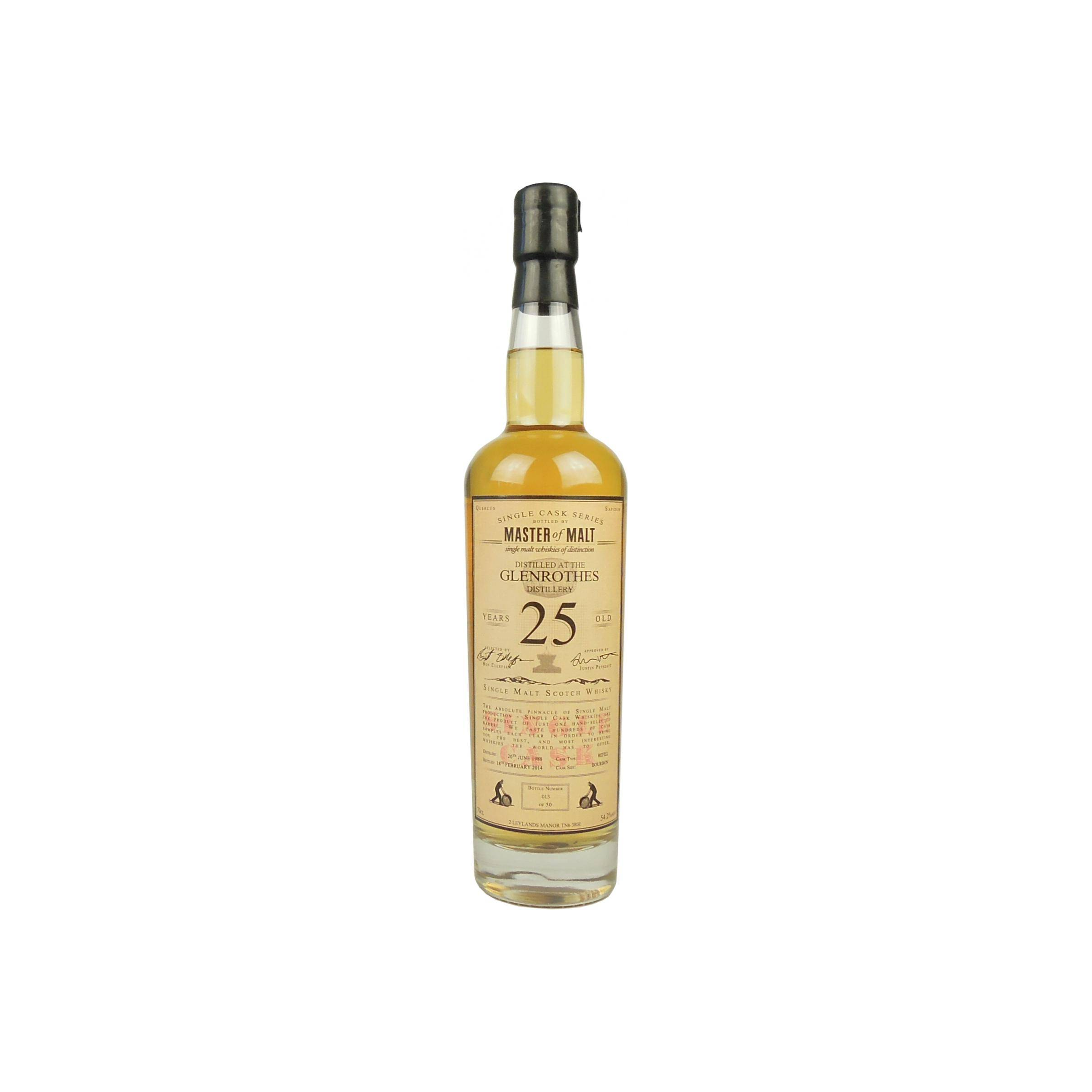 The Glenrothes Single Cask 1988 25 Years Single Malt Whisky
