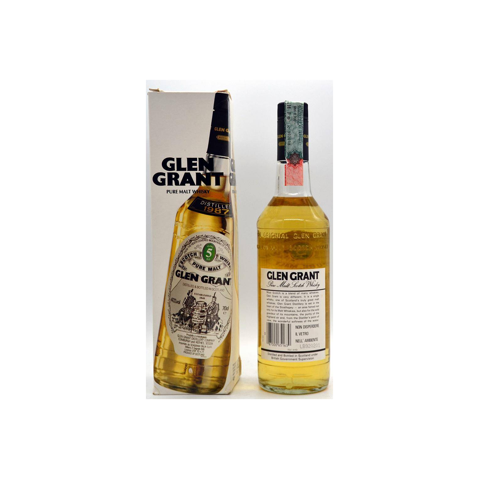 Glen Grant 1987 5 Years Single Malt Whisky 3