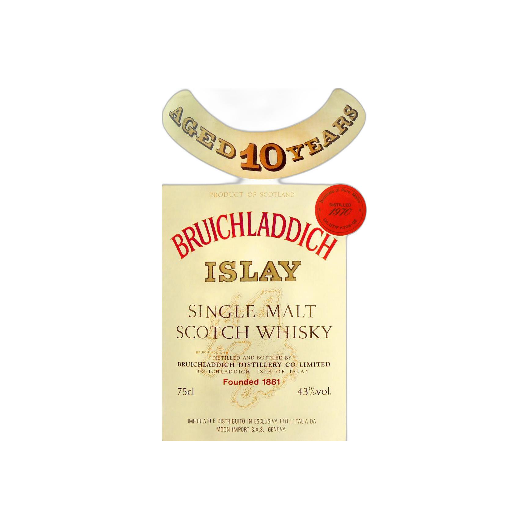 Bruichladdich 1970 10 Years Single Malt Whisky 3