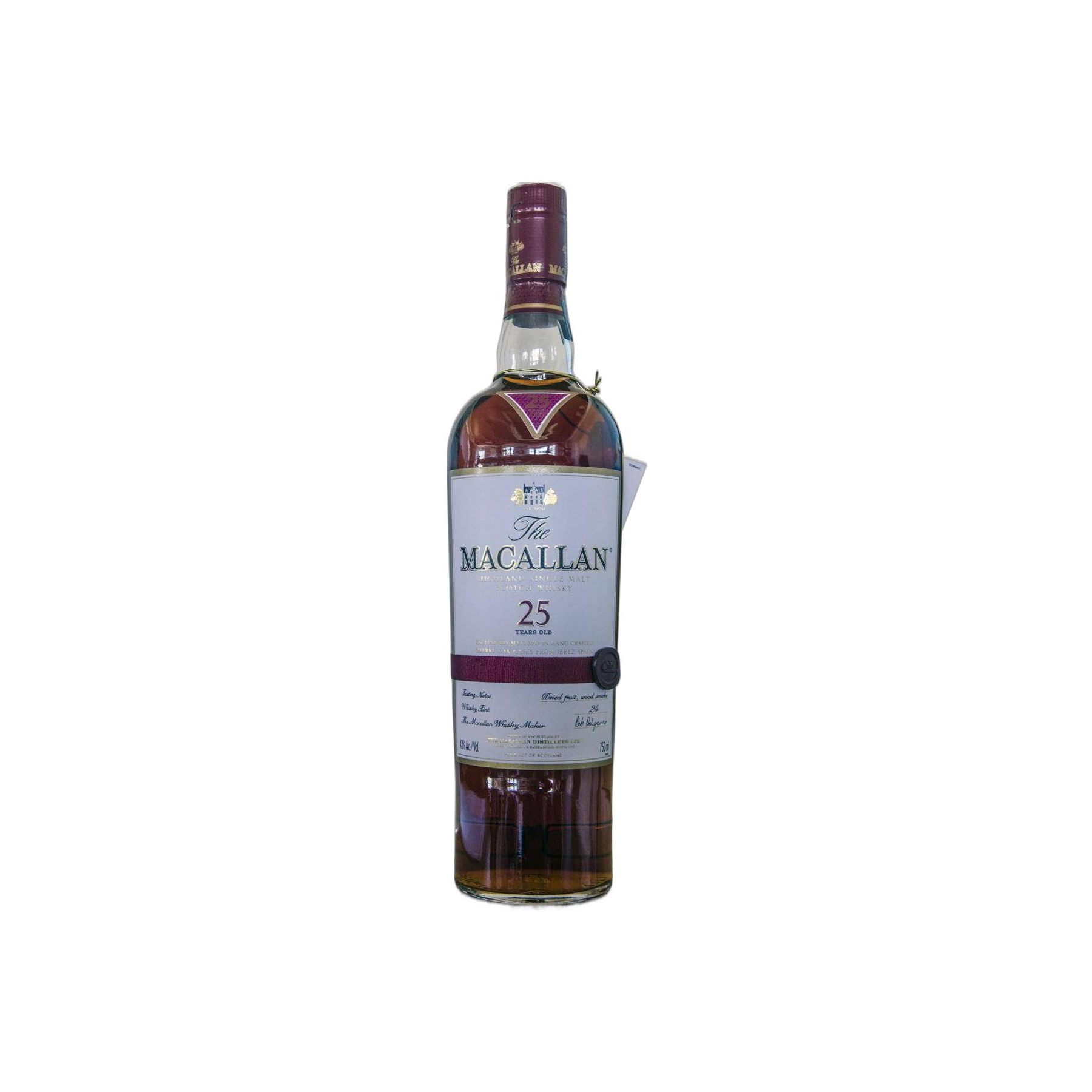 The Macallan 25 Years Single Malt Whisky