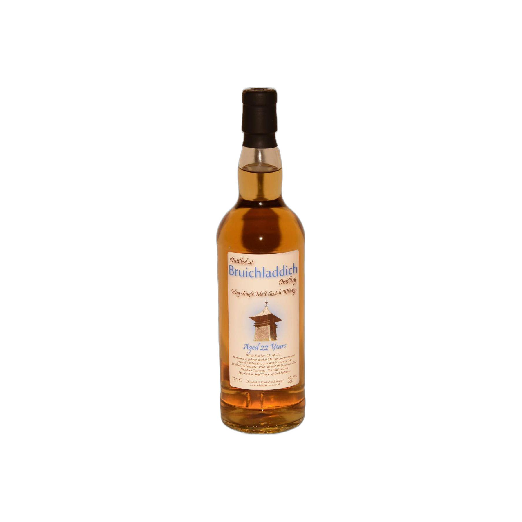 Bruichladdich 1990 22 Years Single Malt Whisky