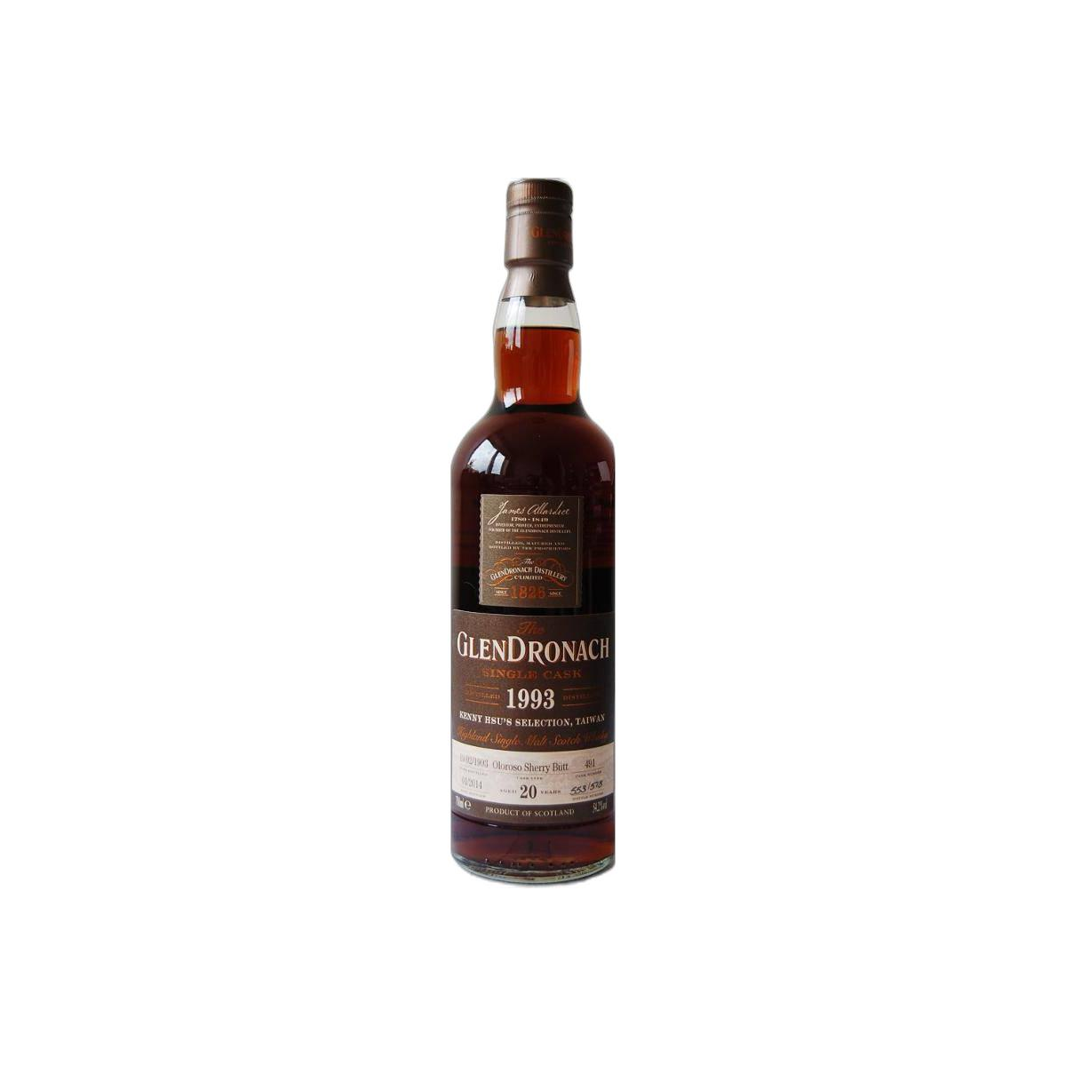 GlenDronach Single Cask 1993 20 Years Single Malt Whisky