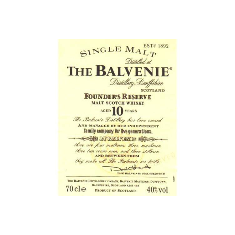 The Balvenie 10 Years Single Malt Whisky 2