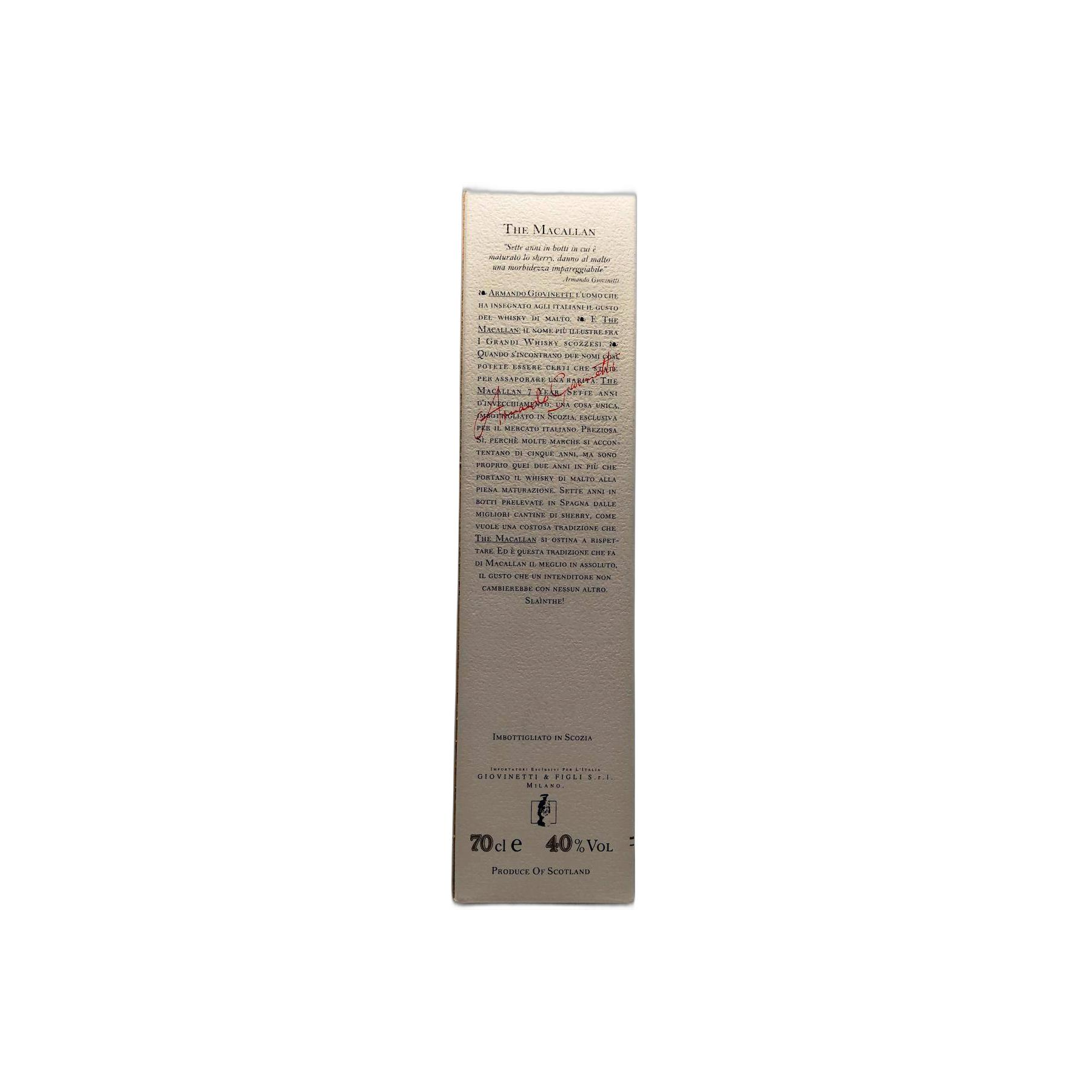 The Macallan 7 Years Single Malt Whisky 3