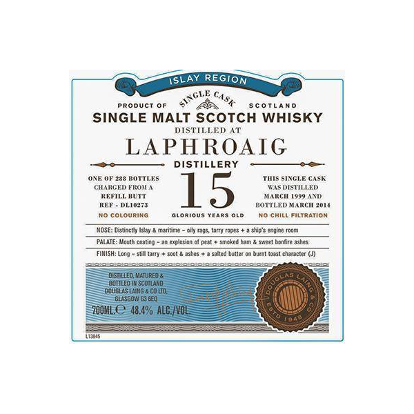 Laphroaig Old Particular 1999 15 Years Single Malt Whisky 2