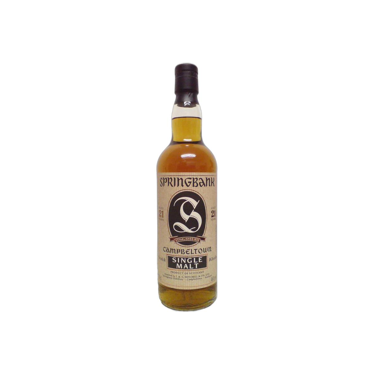 Springbank 21 Years Single Malt Whisky