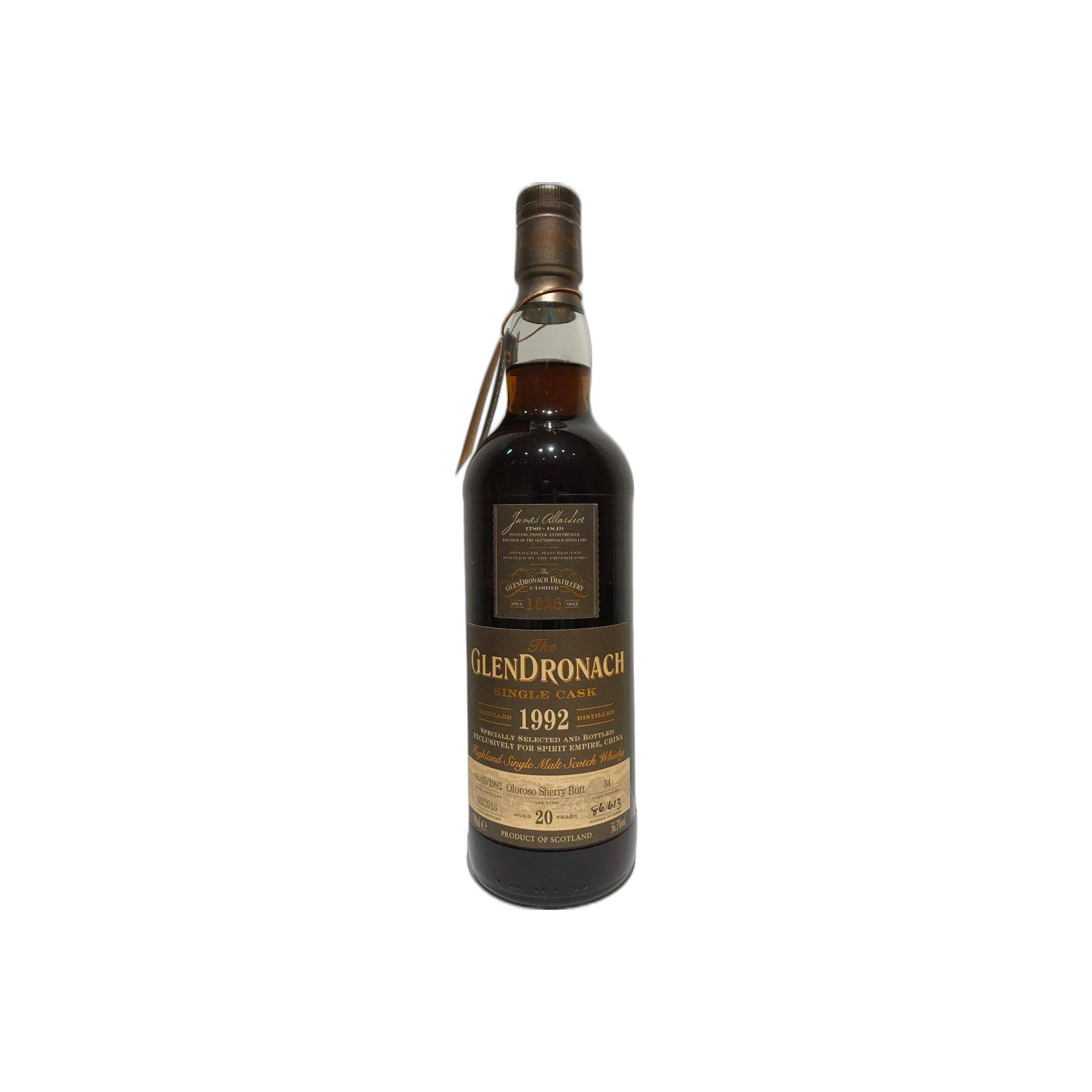 GlenDronach Single Cask 1992 20 Years Single Malt Whisky