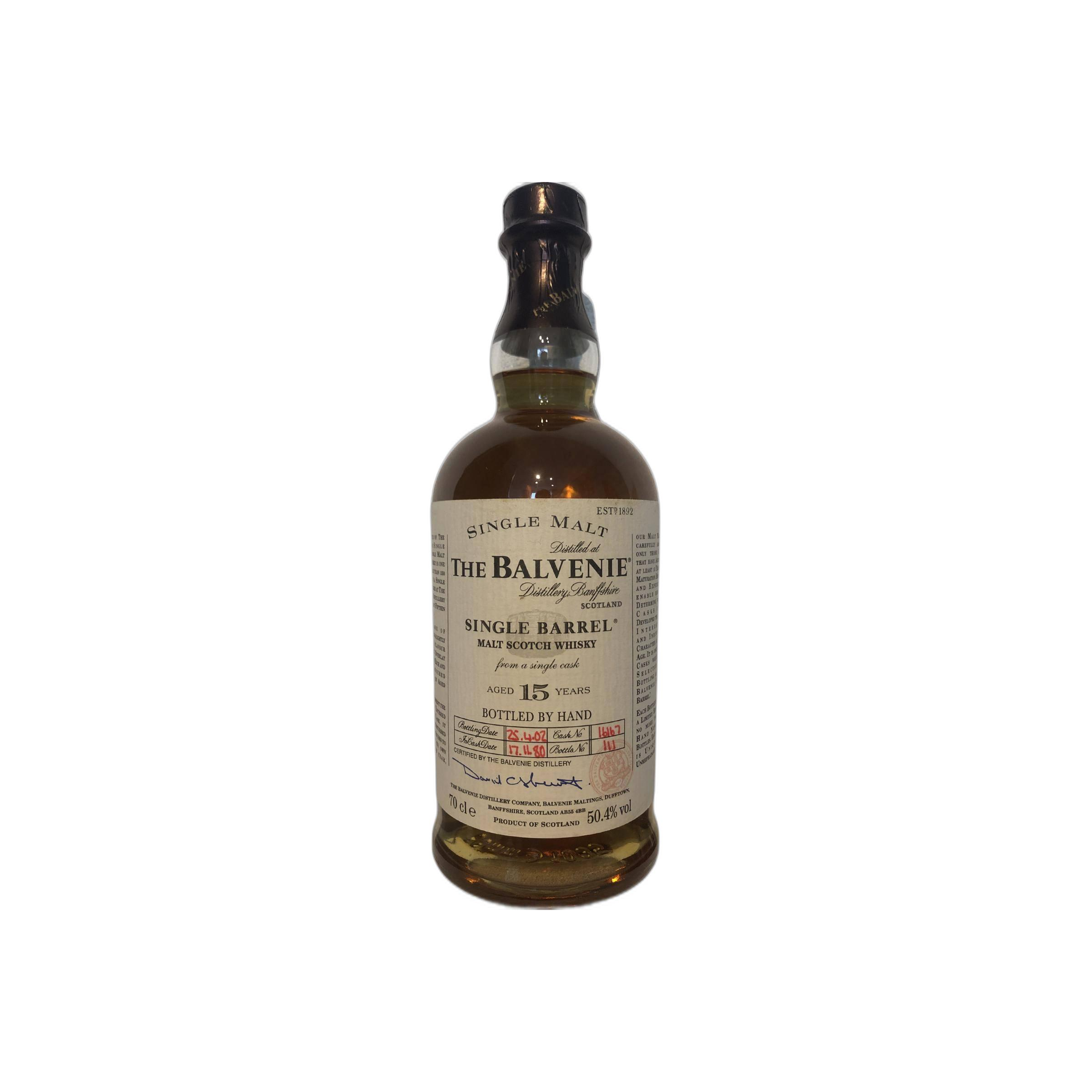 The Balvenie Single Cask 1980 15 Years Single Malt Whisky