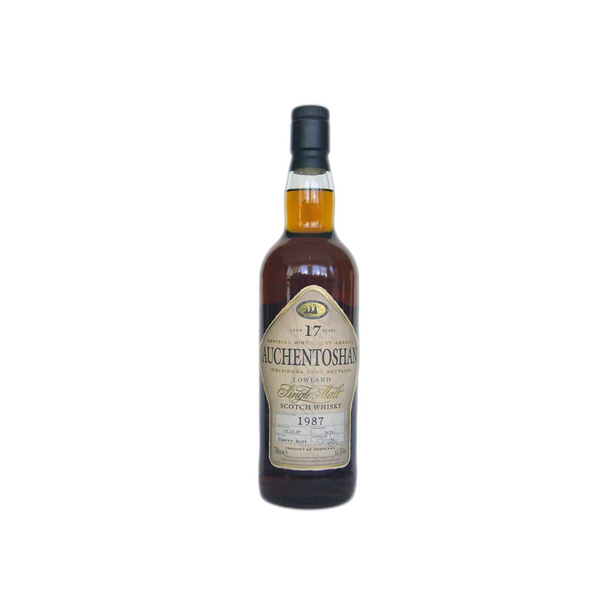 Auchentoshan Individual Cask Bottling 1987 17 Years Single Malt Whisky