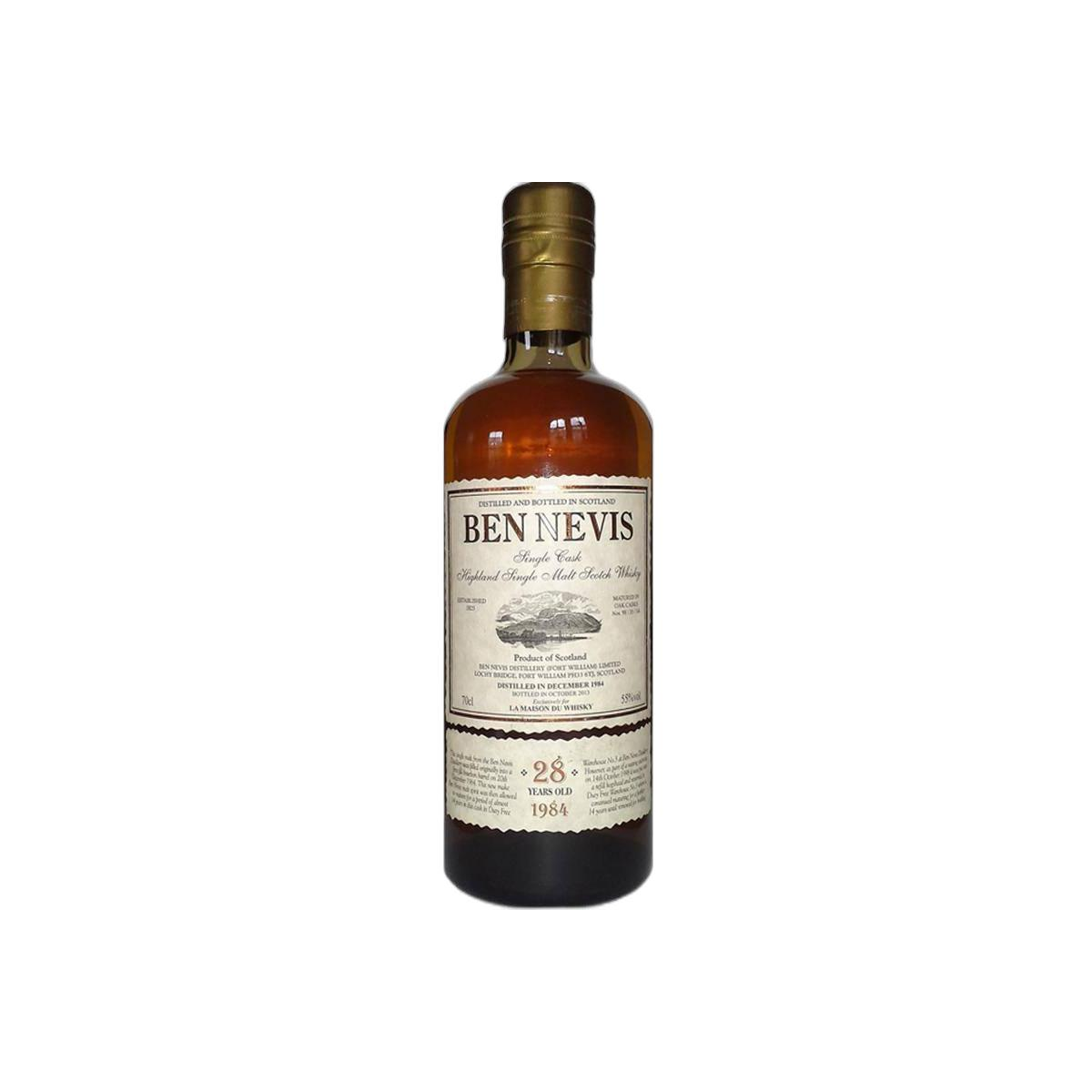 Ben Nevis Single Cask 1984 28 Years Single Malt Whisky