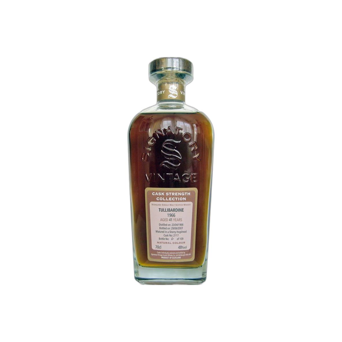 Tullibardine Cask Strength Collection 1966 41 Years Single Malt Whisky