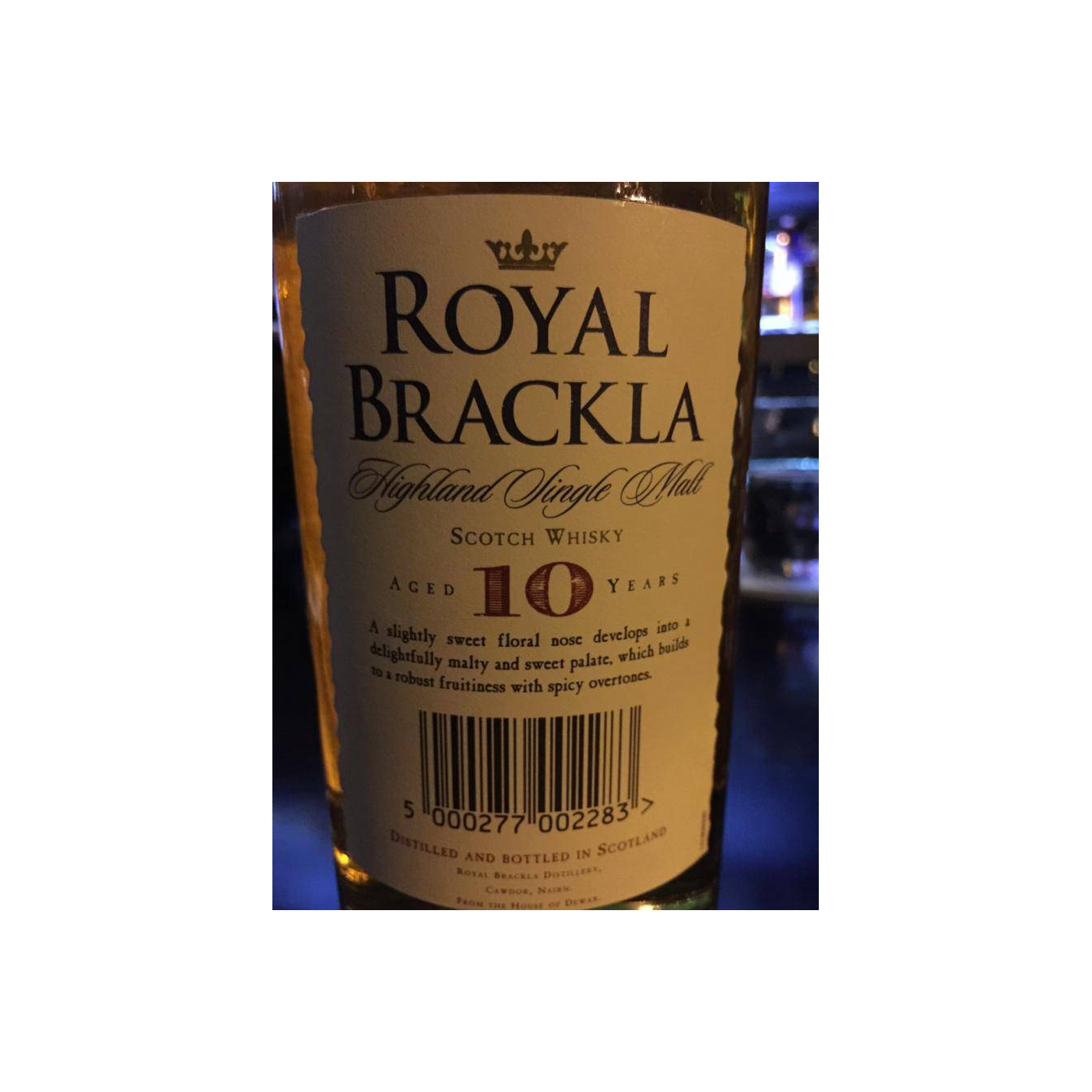 Royal Brackla 10 Years Single Malt Whisky 2