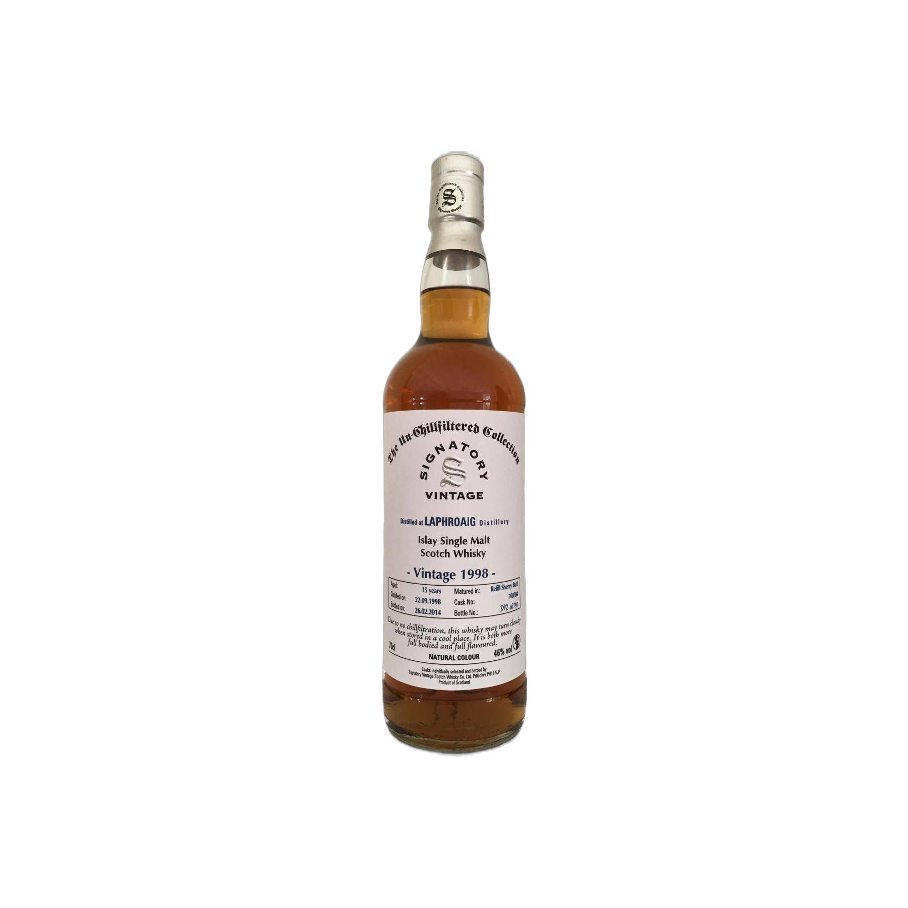 Laphroaig The Un-Chillfiltered Collection 1998 15 Years Single Malt Whisky