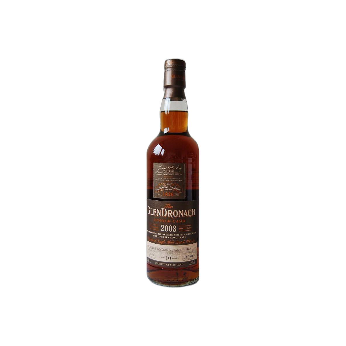 GlenDronach Single Cask 2003 10 Years Single Malt Whisky