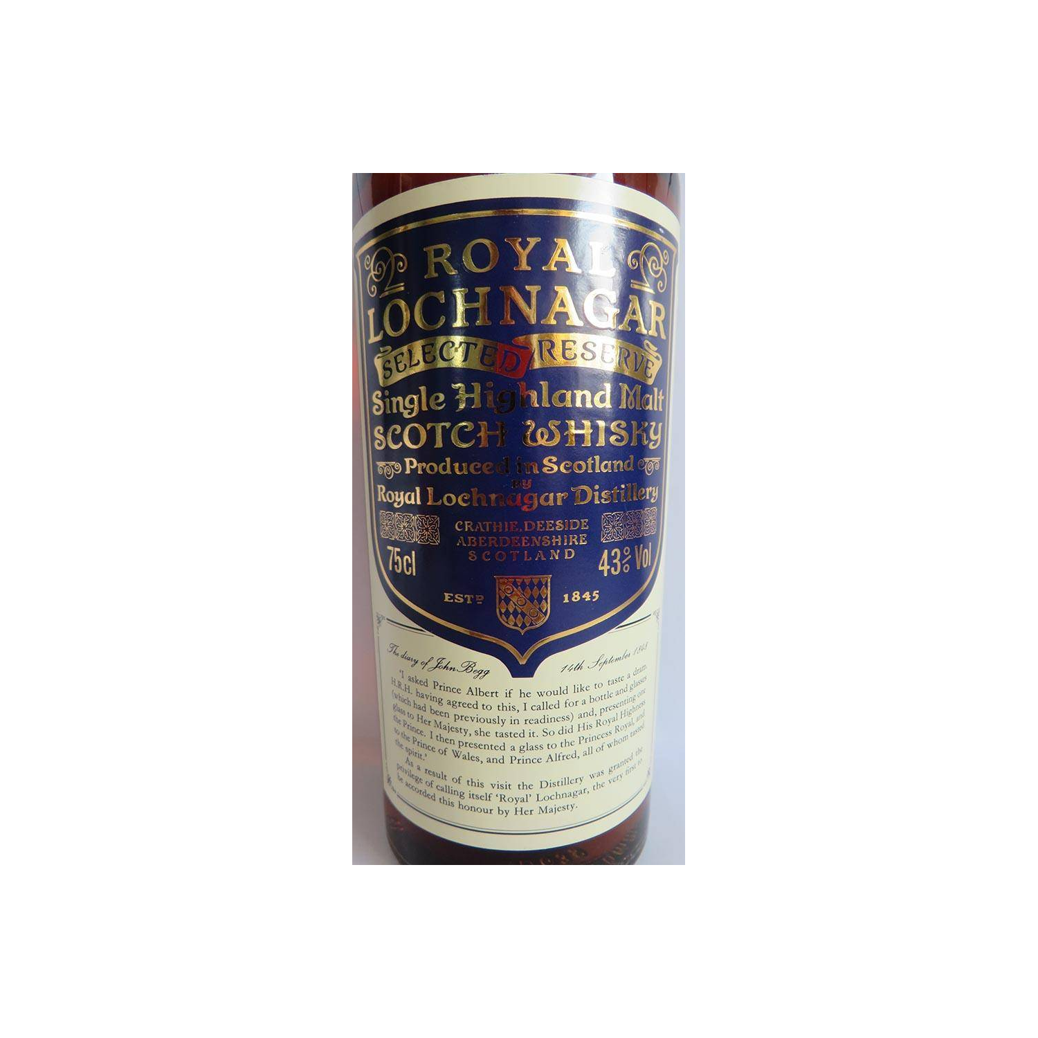 Royal Lochnagar Single Malt Whisky 2