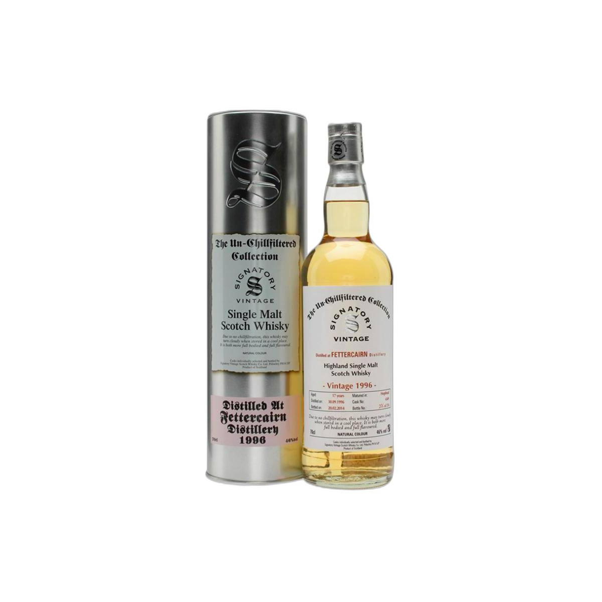 Fettercairn The Un-Chillfiltered Collection 1996 17 Years Single Malt Whisky