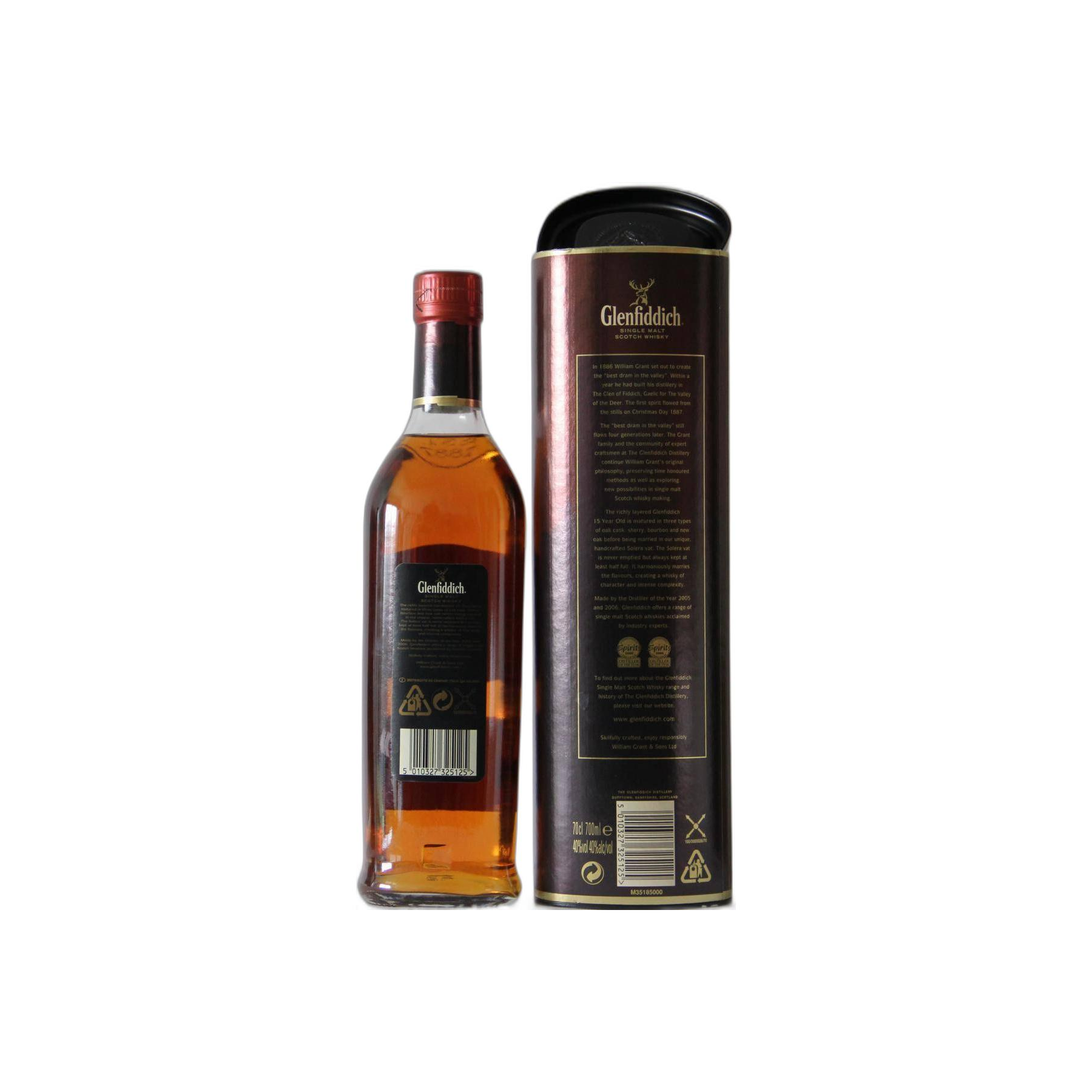 Glenfiddich 15 Years Single Malt Whisky 2