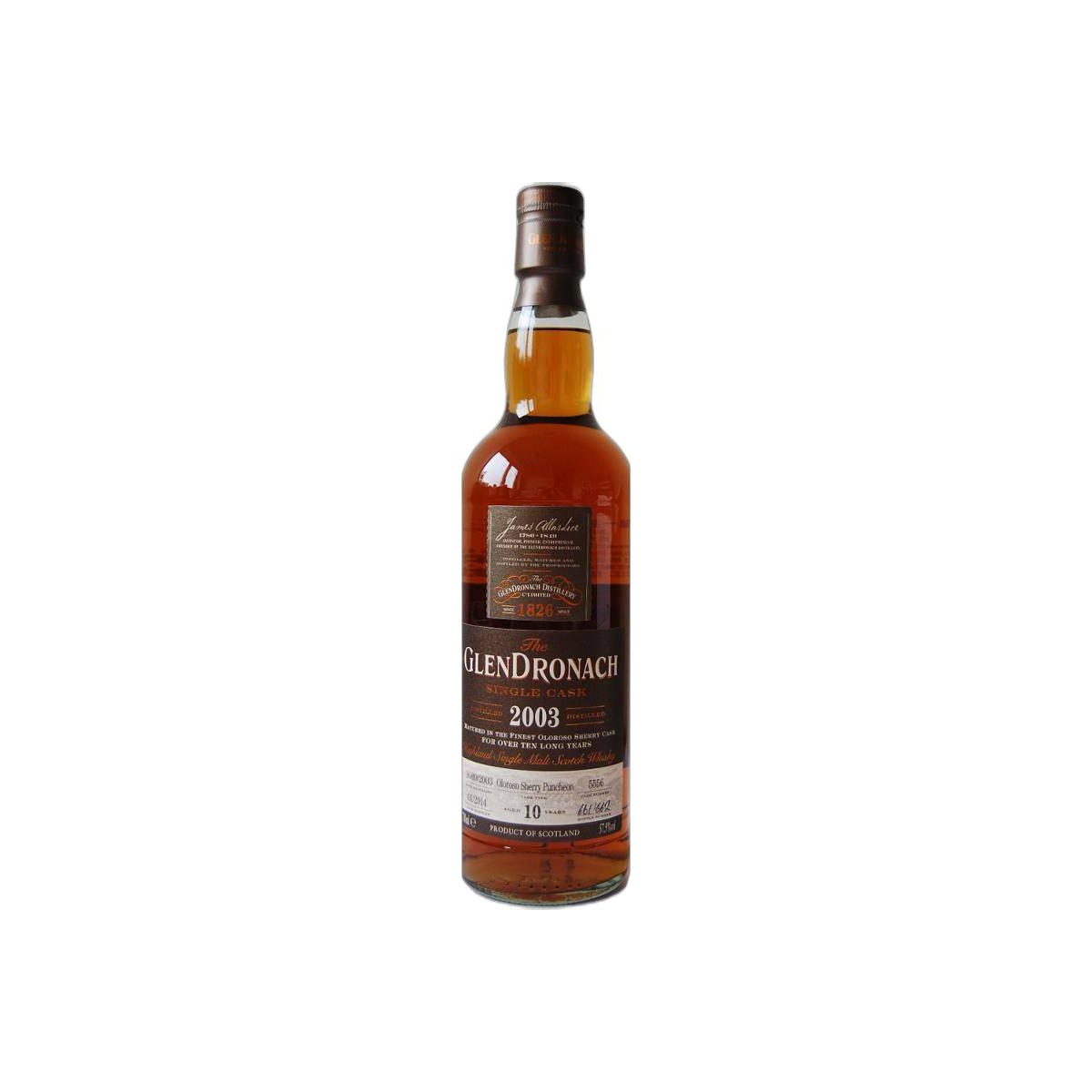GlenDronach Single Cask 2003 10 Years Single Malt Whisky