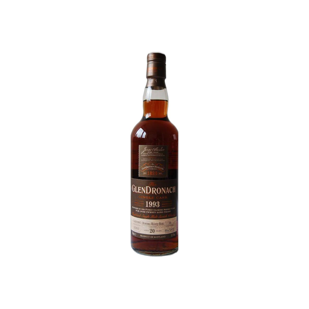 GlenDronach Single Cask 1993 20 Years Single Malt Whisky