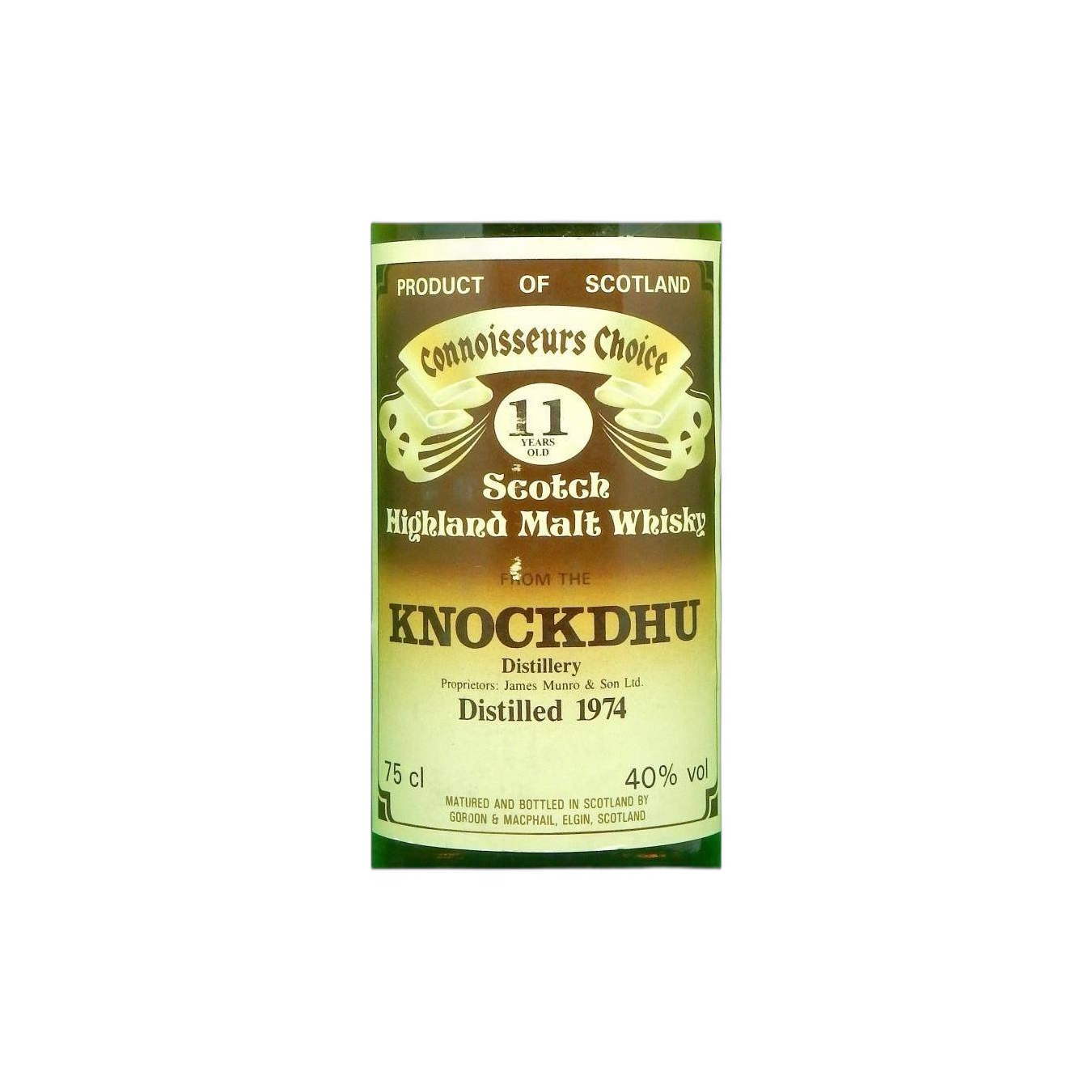The Knockdhu Connoisseurs Choice 1974 11 Years Single Malt Whisky 2