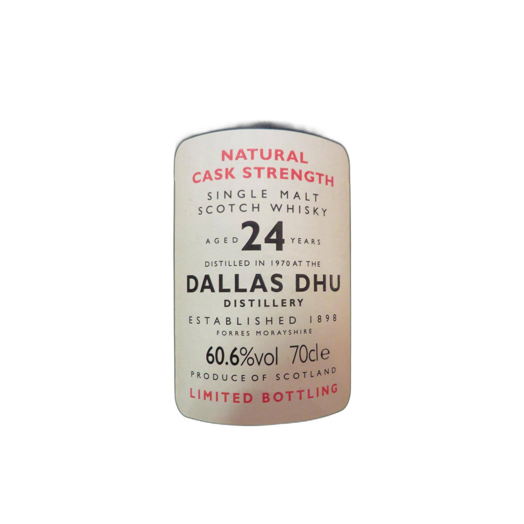 Dallas Dhu 1970 24 Years Single Malt Whisky 3