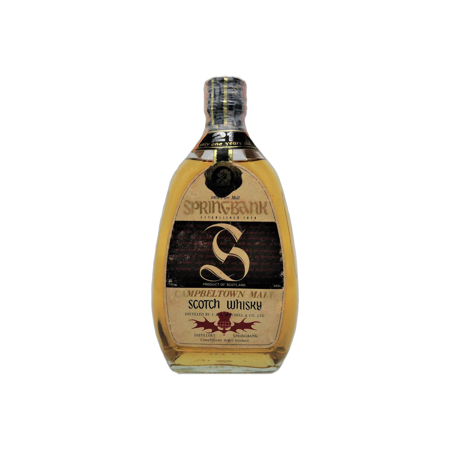 Springbank 21 Years Single Malt Whisky