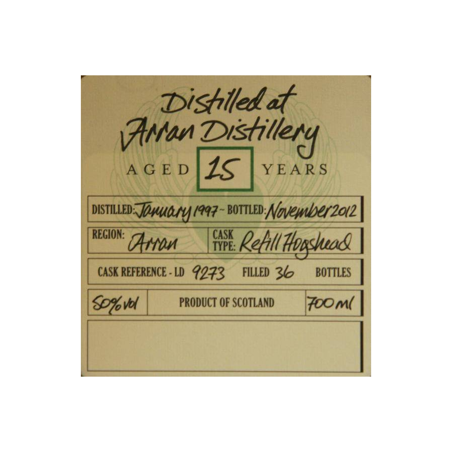 Arran 1997 15 Years Single Malt Whisky 2