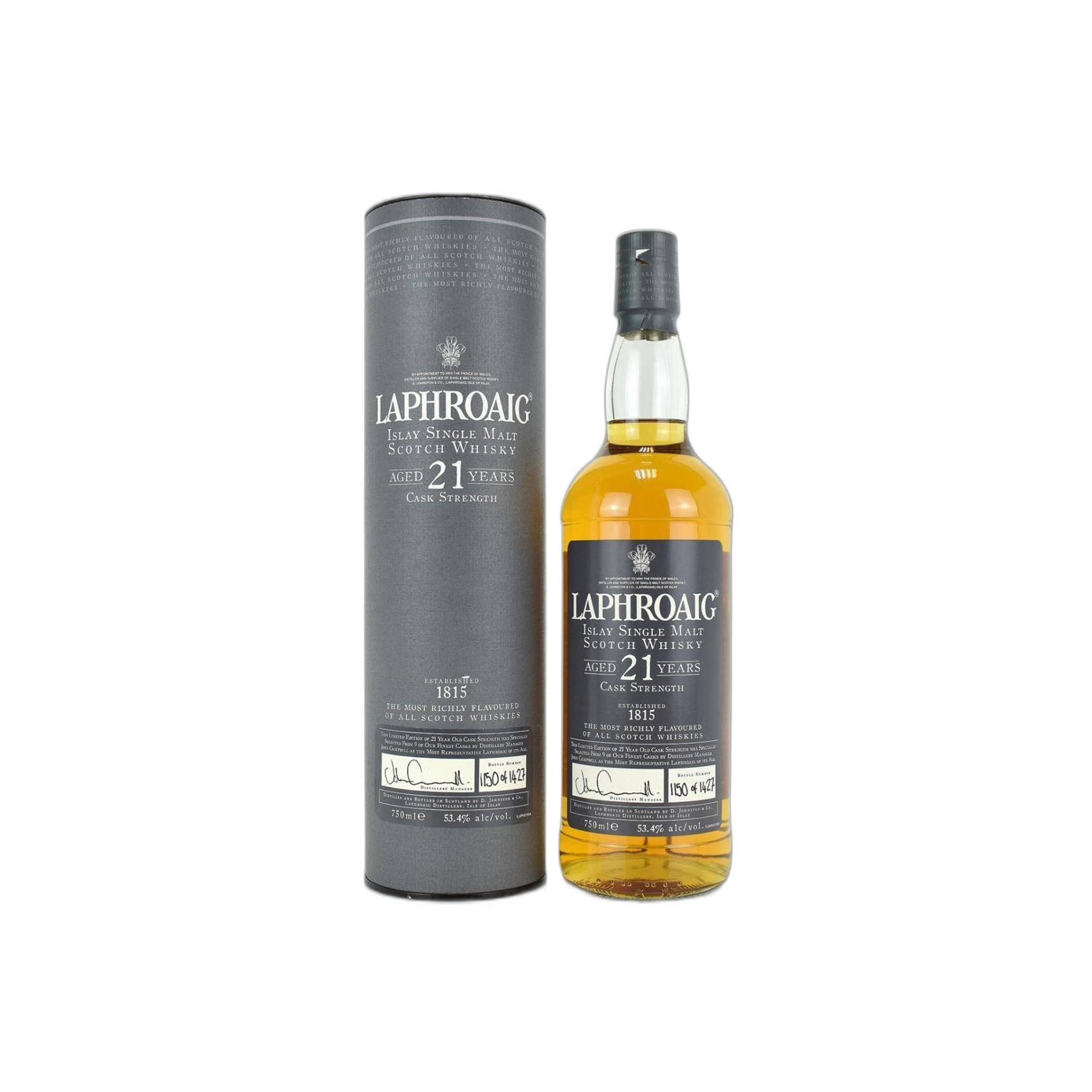 Laphroaig Cask Strength Collection 21 Years Single Malt Whisky 3