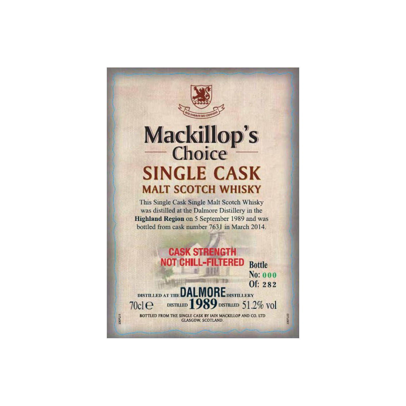 The Dalmore 1989 24 Years Single Malt Whisky