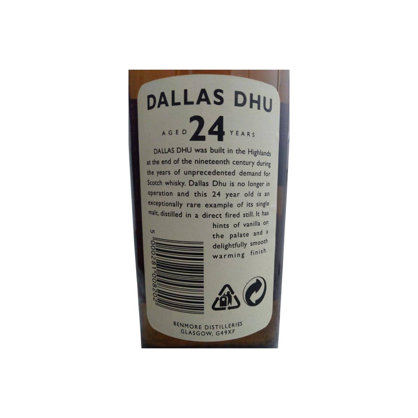 Dallas Dhu 1970 24 Years Single Malt Whisky 3