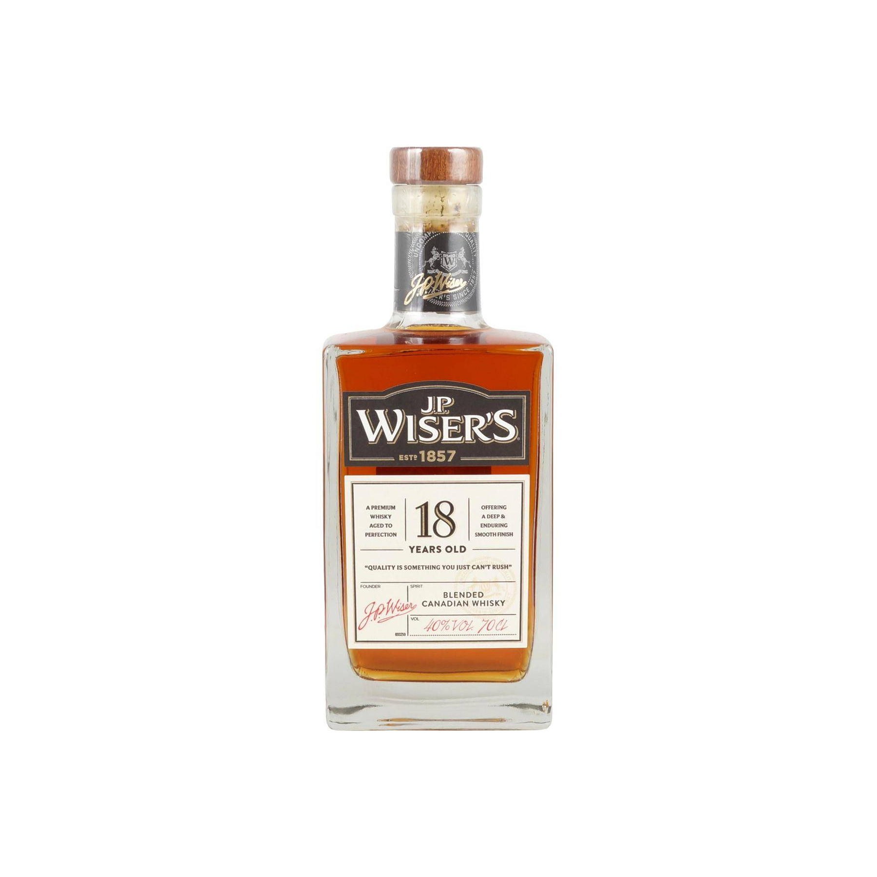 J.P. Wiser's 18 Years Blended Whisky