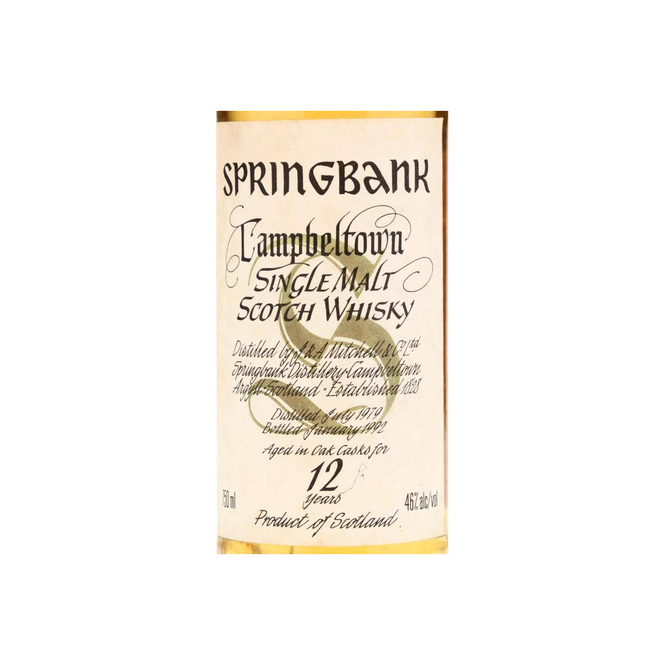 Springbank 1979 12 Years Single Malt Whisky 2