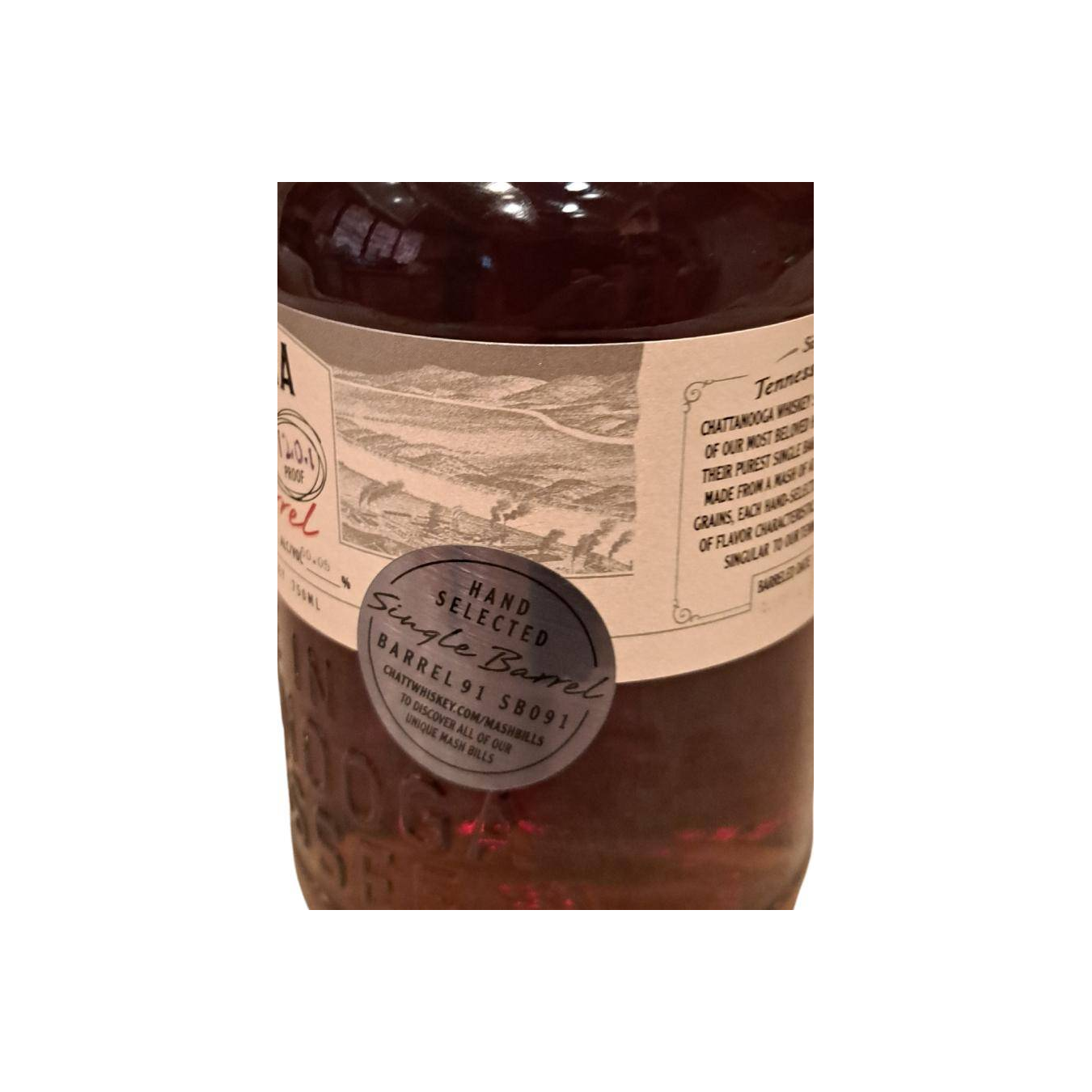 Chattanooga Single Cask 4 Years Bourbon Whisky 2