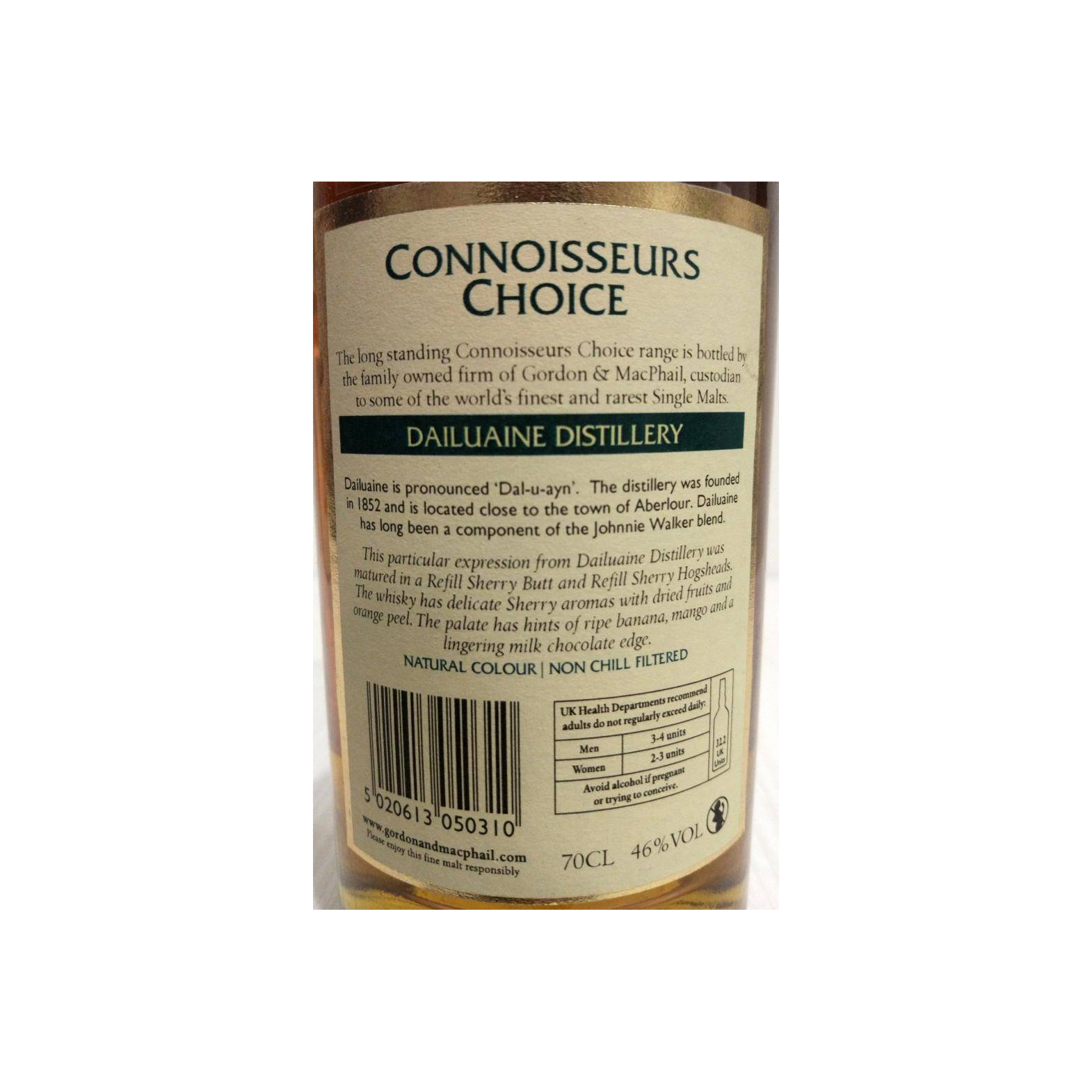 Dailuaine Connoisseurs Choice 2002 12 Years Single Malt Whisky 3