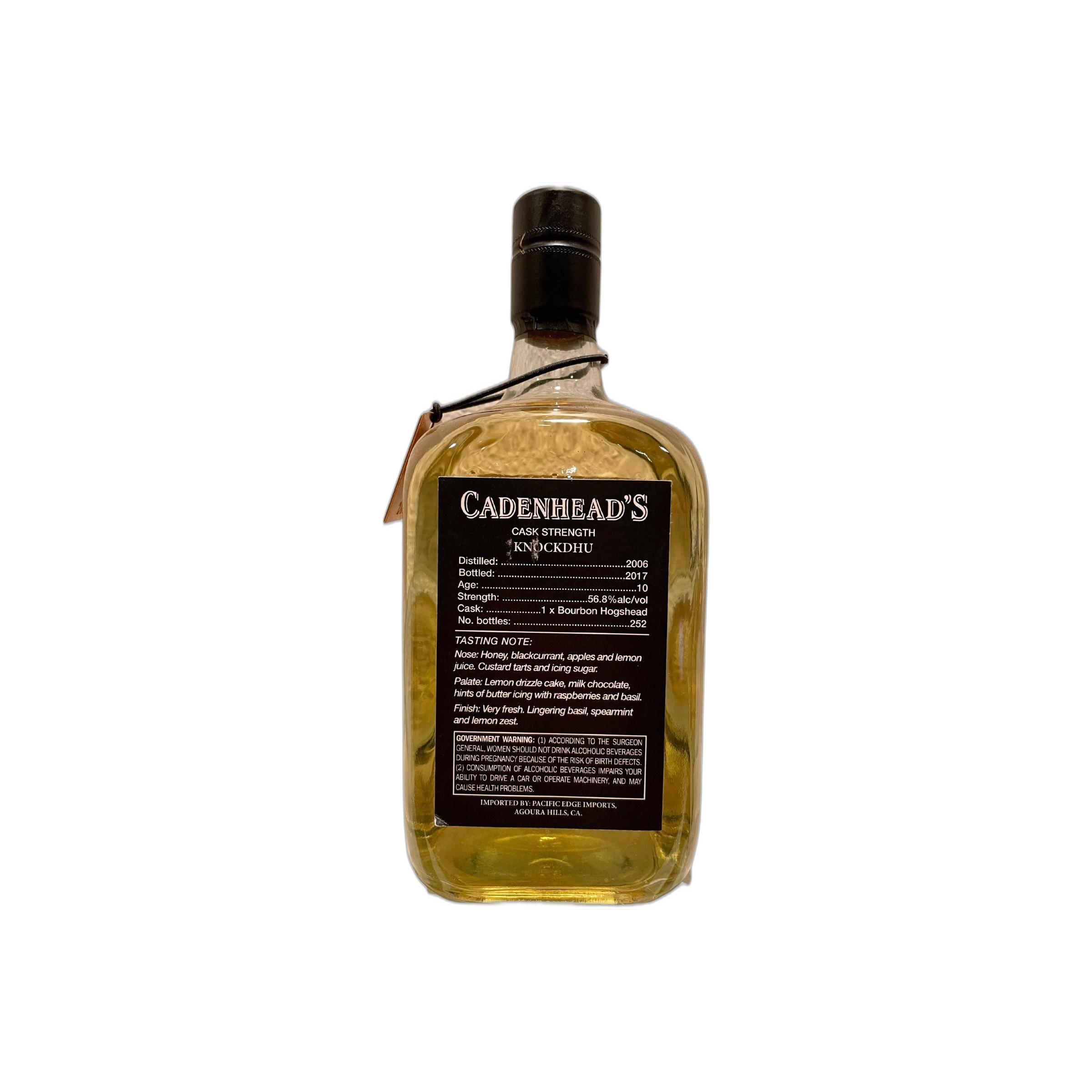 The Knockdhu Single Cask 2006 10 Years Single Malt Whisky 2