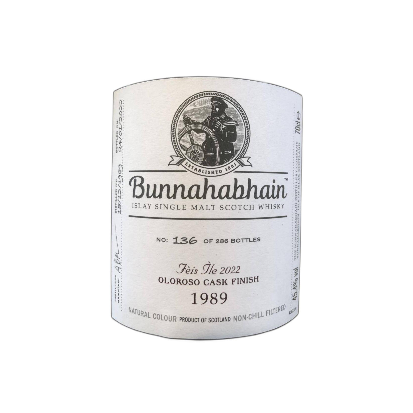 Bunnahabhain 1989 32 Years Single Malt Whisky 3